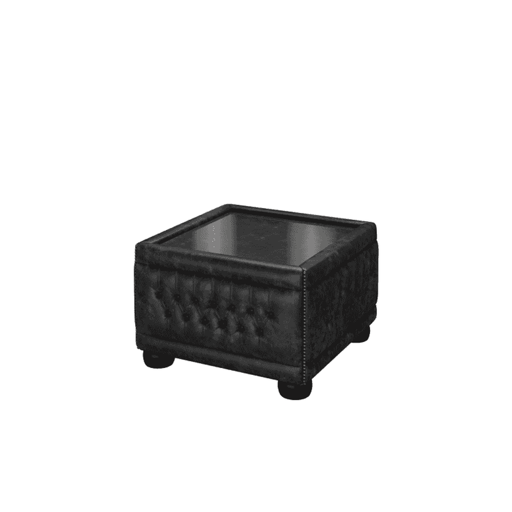 Buttoned Pouffe Table - Sale from Sofas by Saxon UK