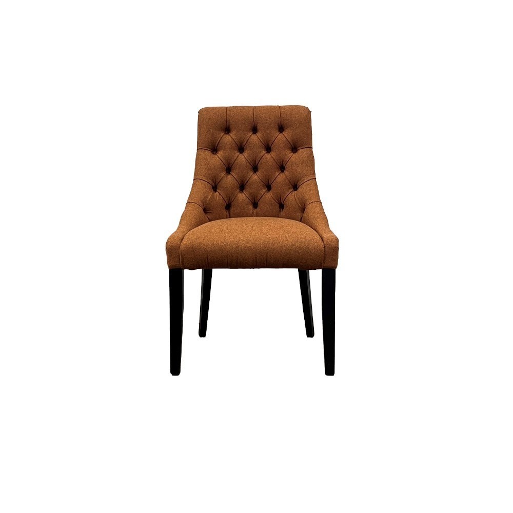 Nina Chair in Amatheon Copper - Clearance from Sofas by Saxon UK