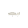 Oxford 4 Seater Sofa Essential Cream - In Stock from Sofas by Saxon UK