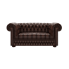 Belgravia 2 Seater Sofa Antique Brown - In Stock from Sofas by Saxon UK