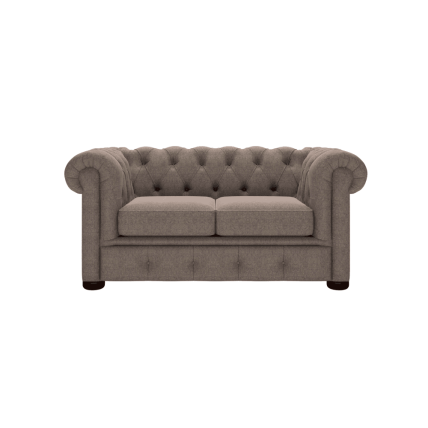 Winchester 2 Seater Sofa Wool Herringbone Thistle - In Stock from Sofas by Saxon UK