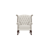 Scroll Chair Modern Winter White - In Stock from Sofas by Saxon UK
